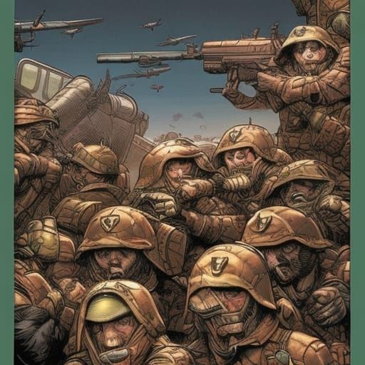 going off to war