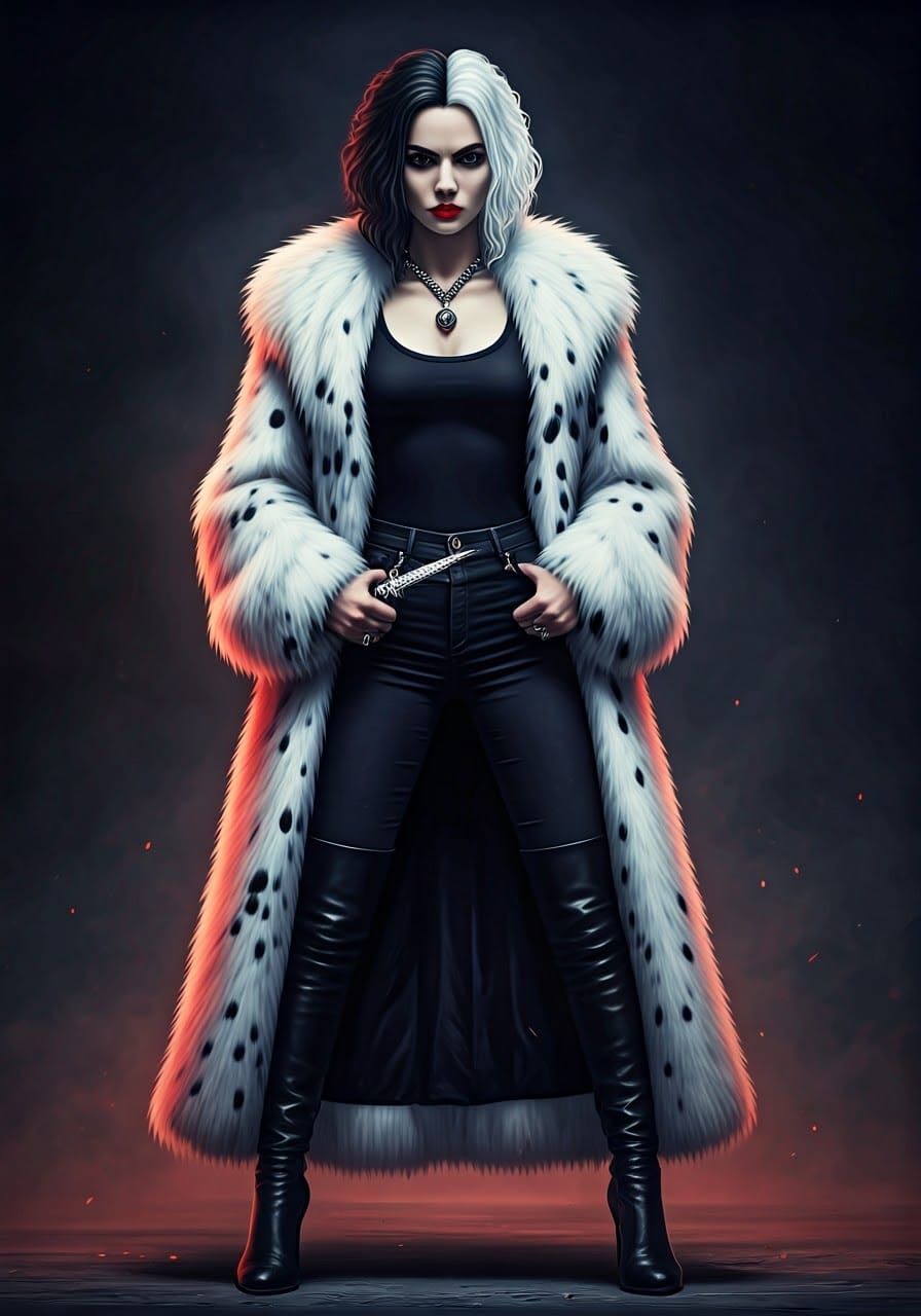 Andy's prompt-tweaked. Cruella De-Killer.