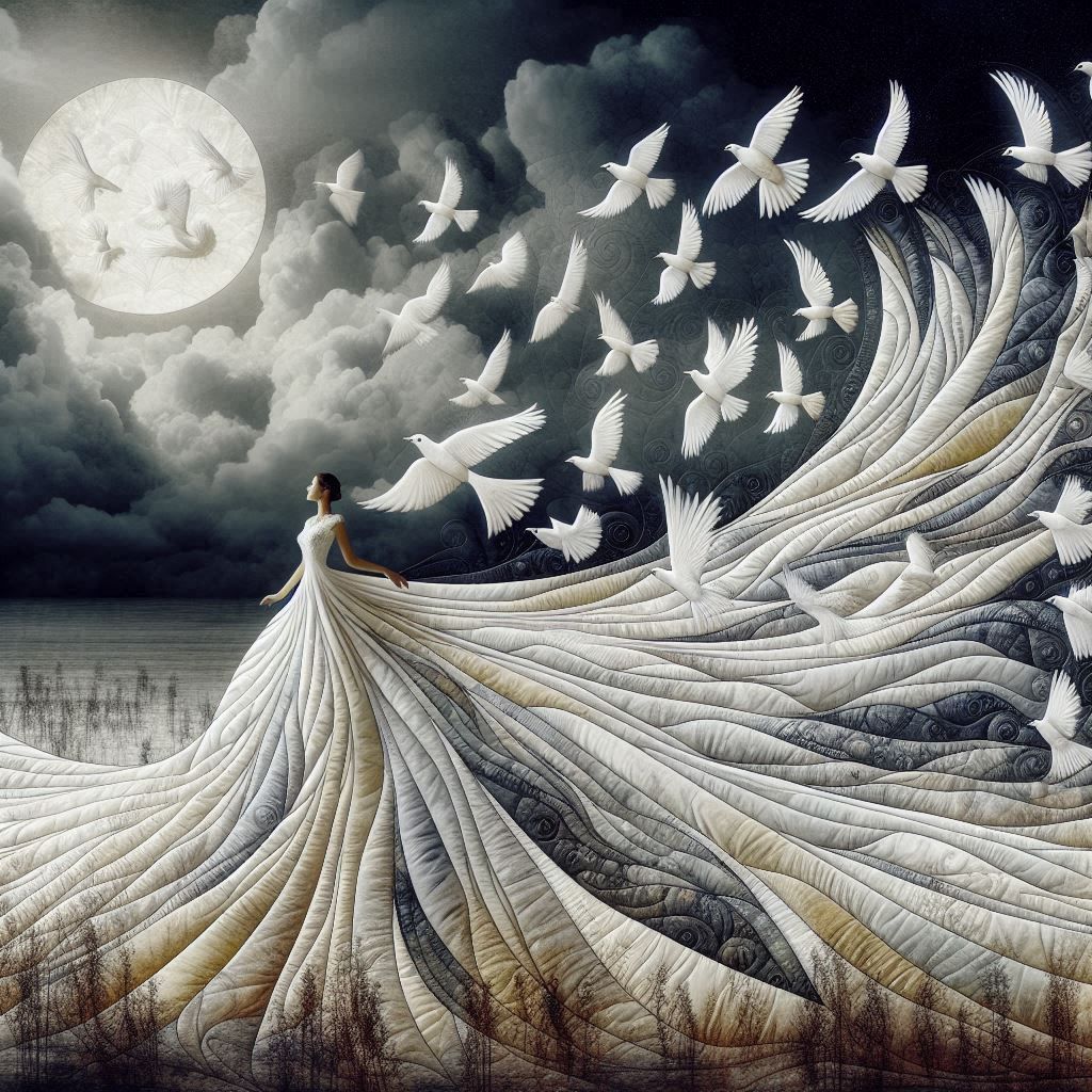 Moonlit Flight of Freedom