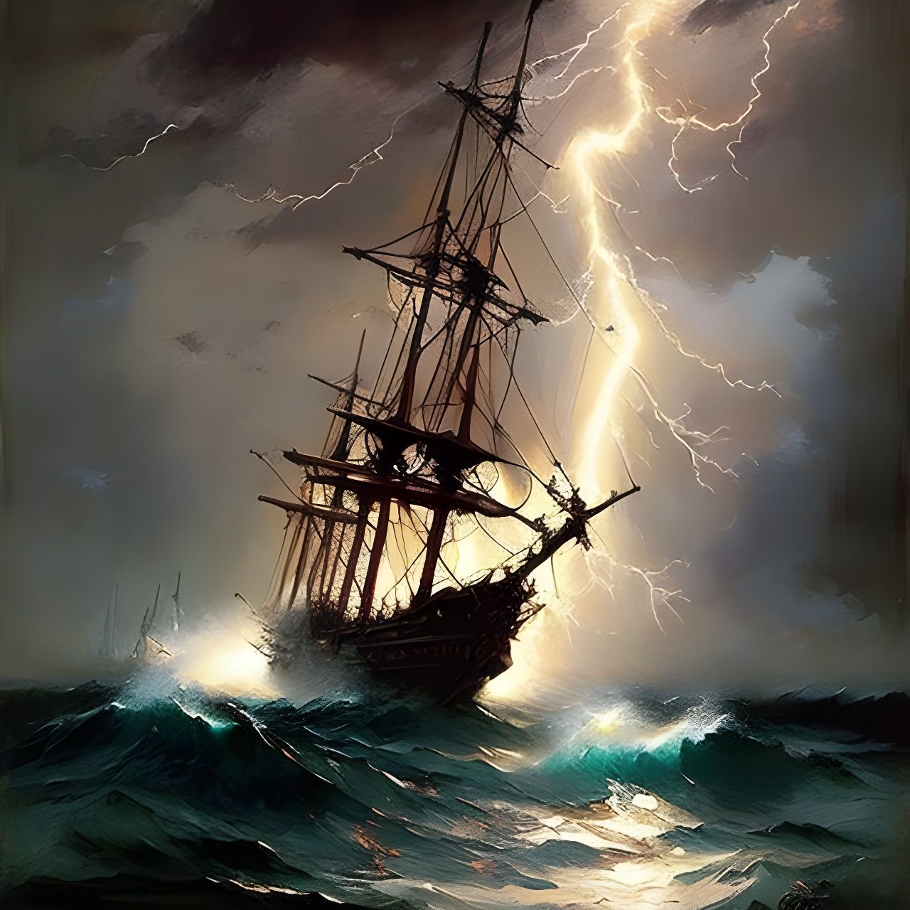 Lightning and Thunder  by @Gazelli