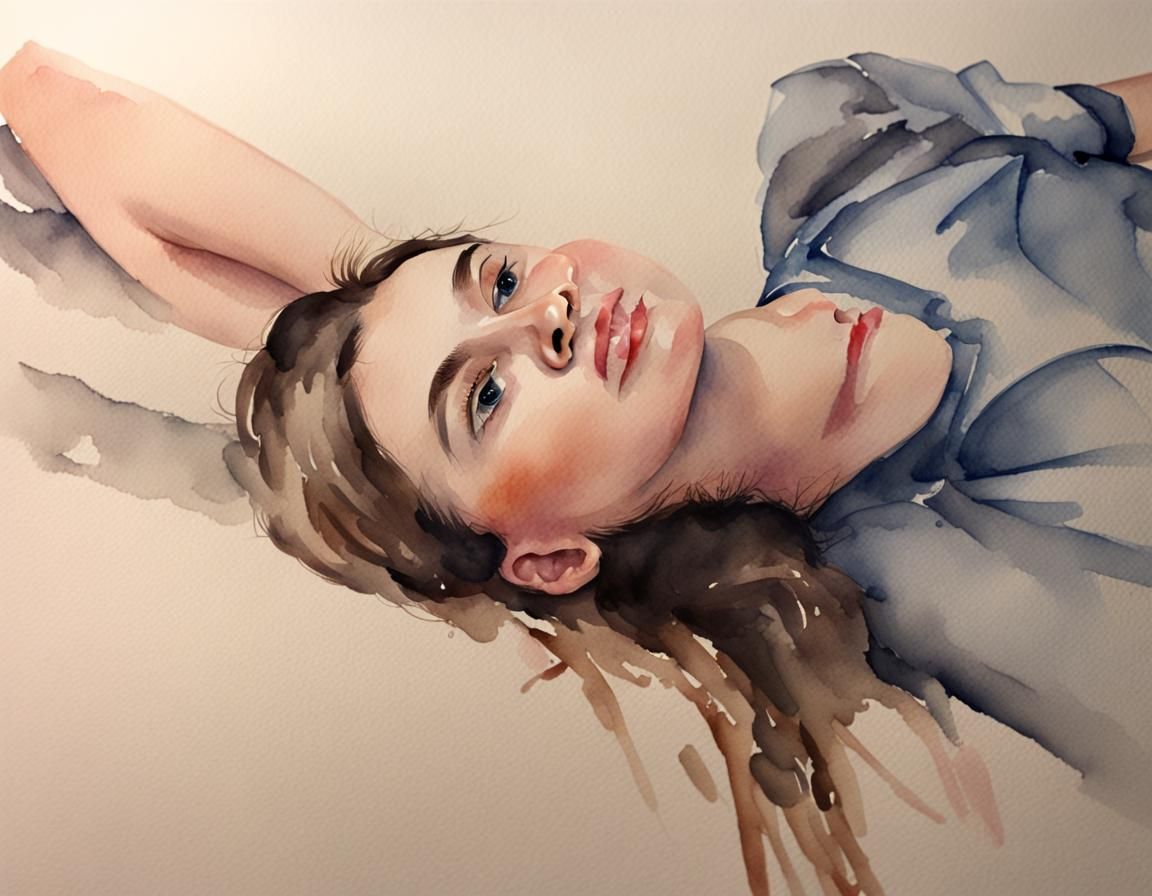 A watercolor Portrait
