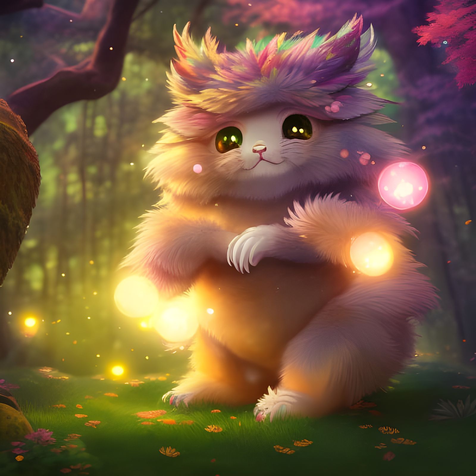 Nuibu the friendly forest monster   by @undefined