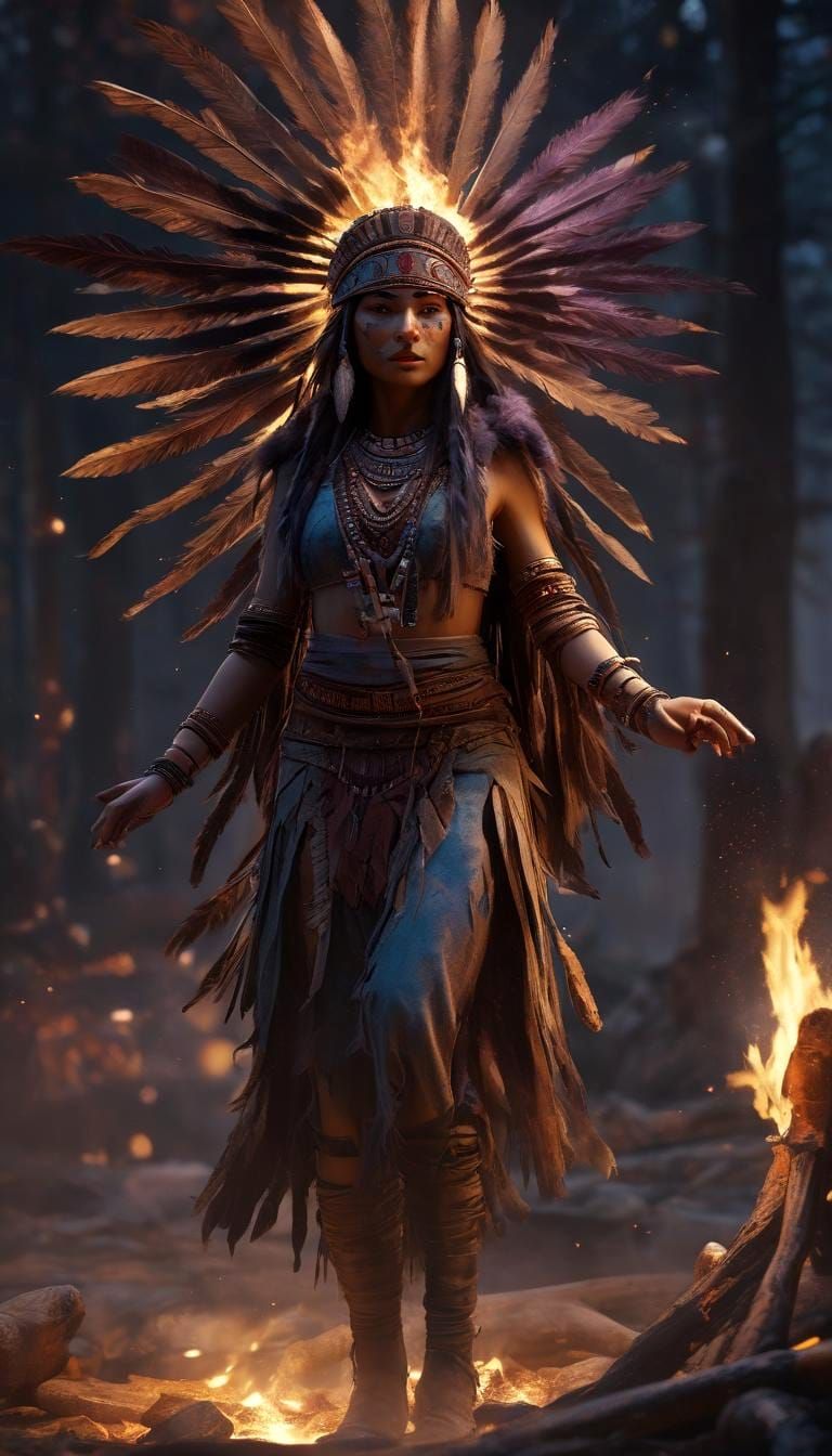 Standing by the fire