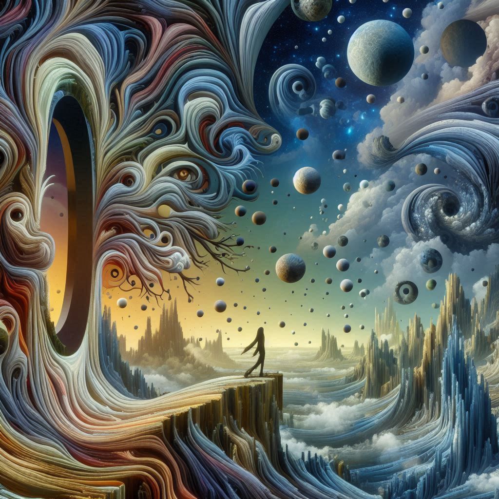 Where heaven and hell meets on a battlefield of surreal cont...