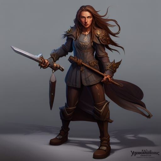 Long-haired rogue - AI Generated Artwork - NightCafe Creator