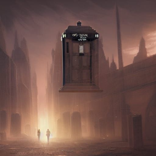 doctor who by Greg Rutkowski intricately detailed hyperdetai...
