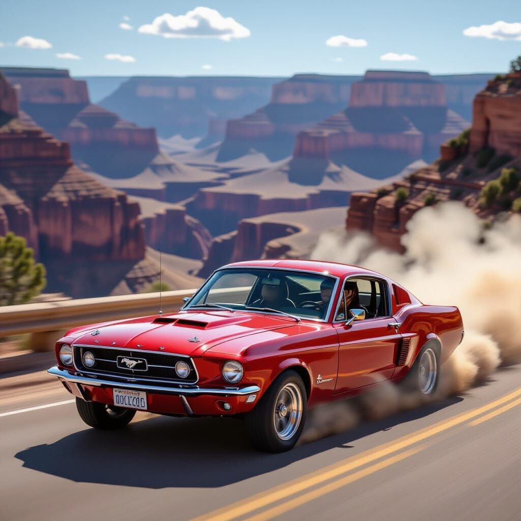 1967 Ford Mustang  by @EliArt
