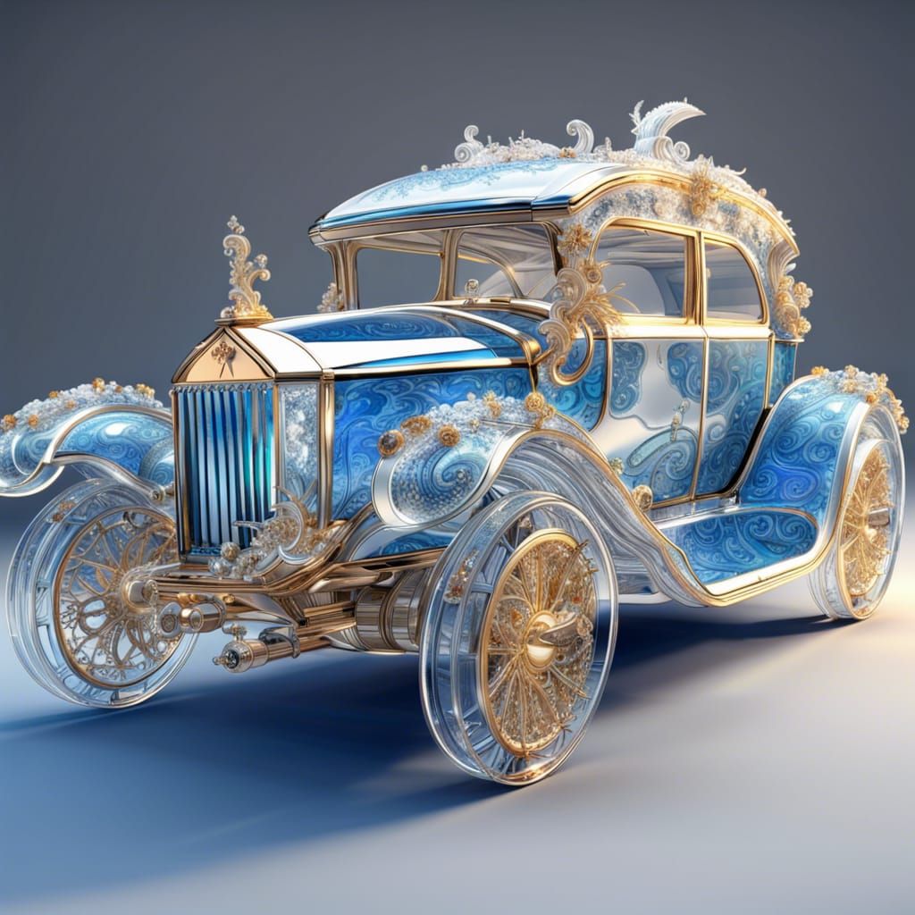 glass fantastic car  by @Manuel