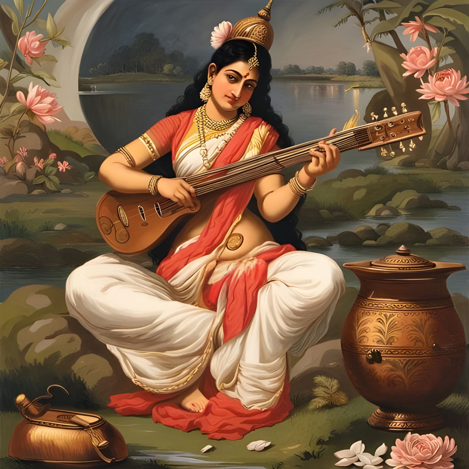 Saraswati, Goddess of Music