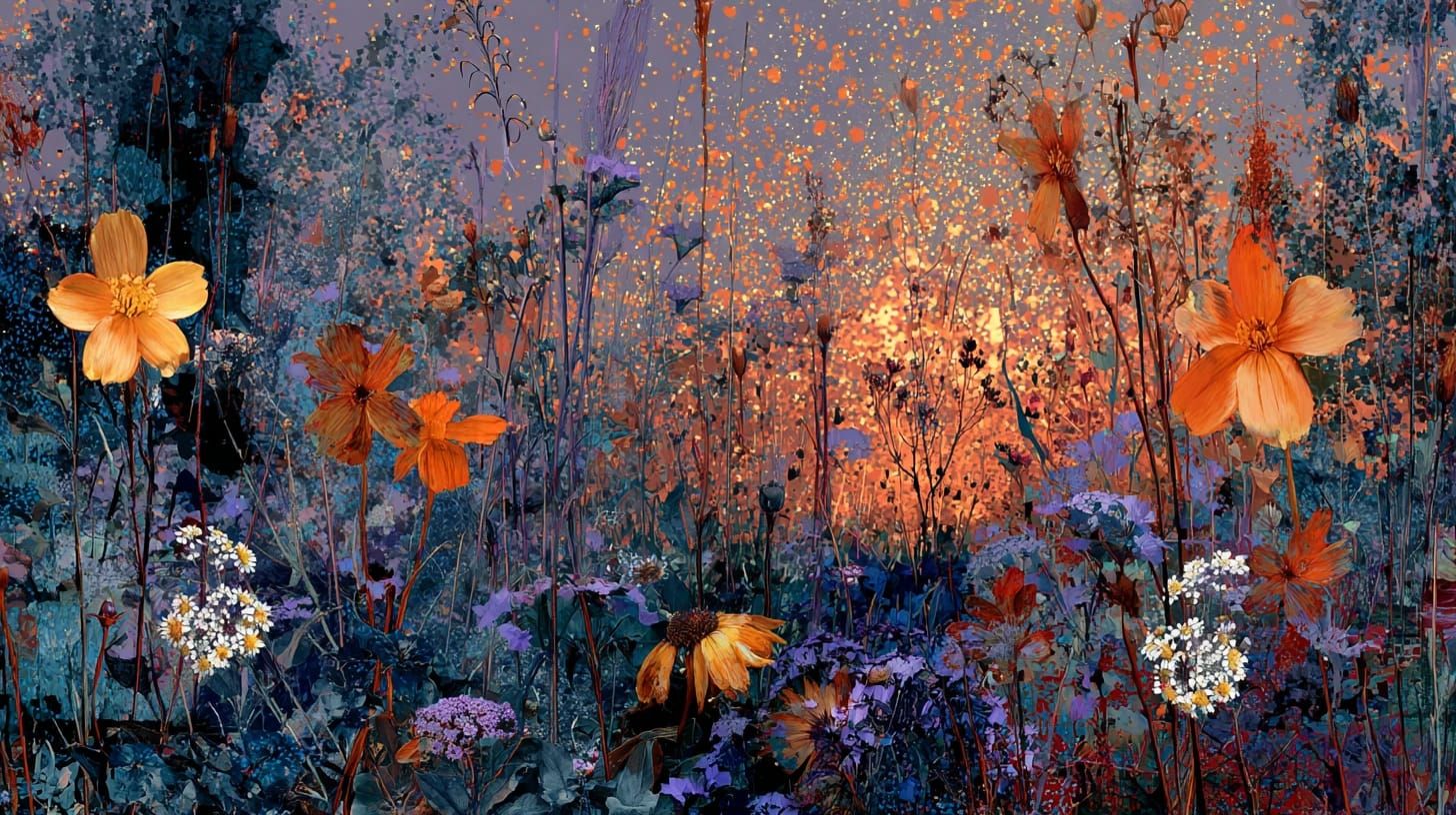 Biomechanical planet in Giger designed plants & animals