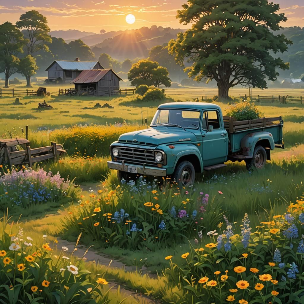 Daddy's Old Ford  by @Zabrie