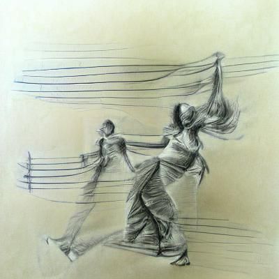 ORIGINAL A Study In Cream 1 - Ballerina Drawing by Mark Braithwaite
