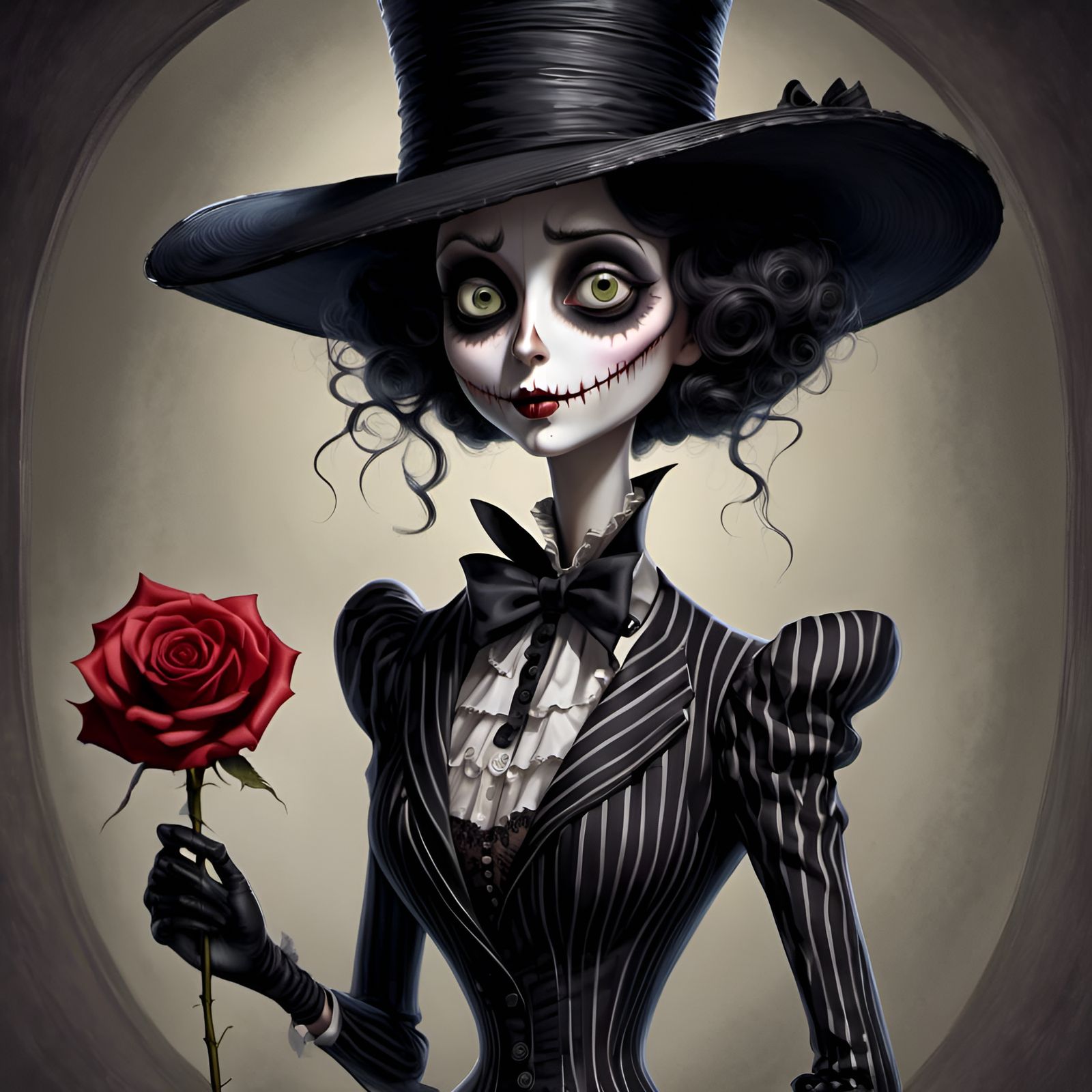 <lora:Spiffified:1.0>woman holding a rose