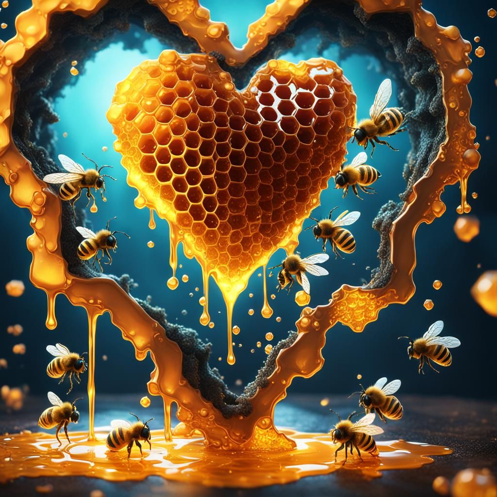 Bee in Love with everything!  by @ROGUEdenied
