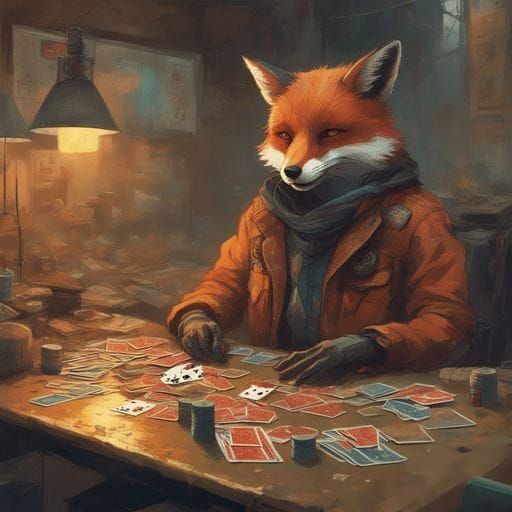 poker fox  by @here