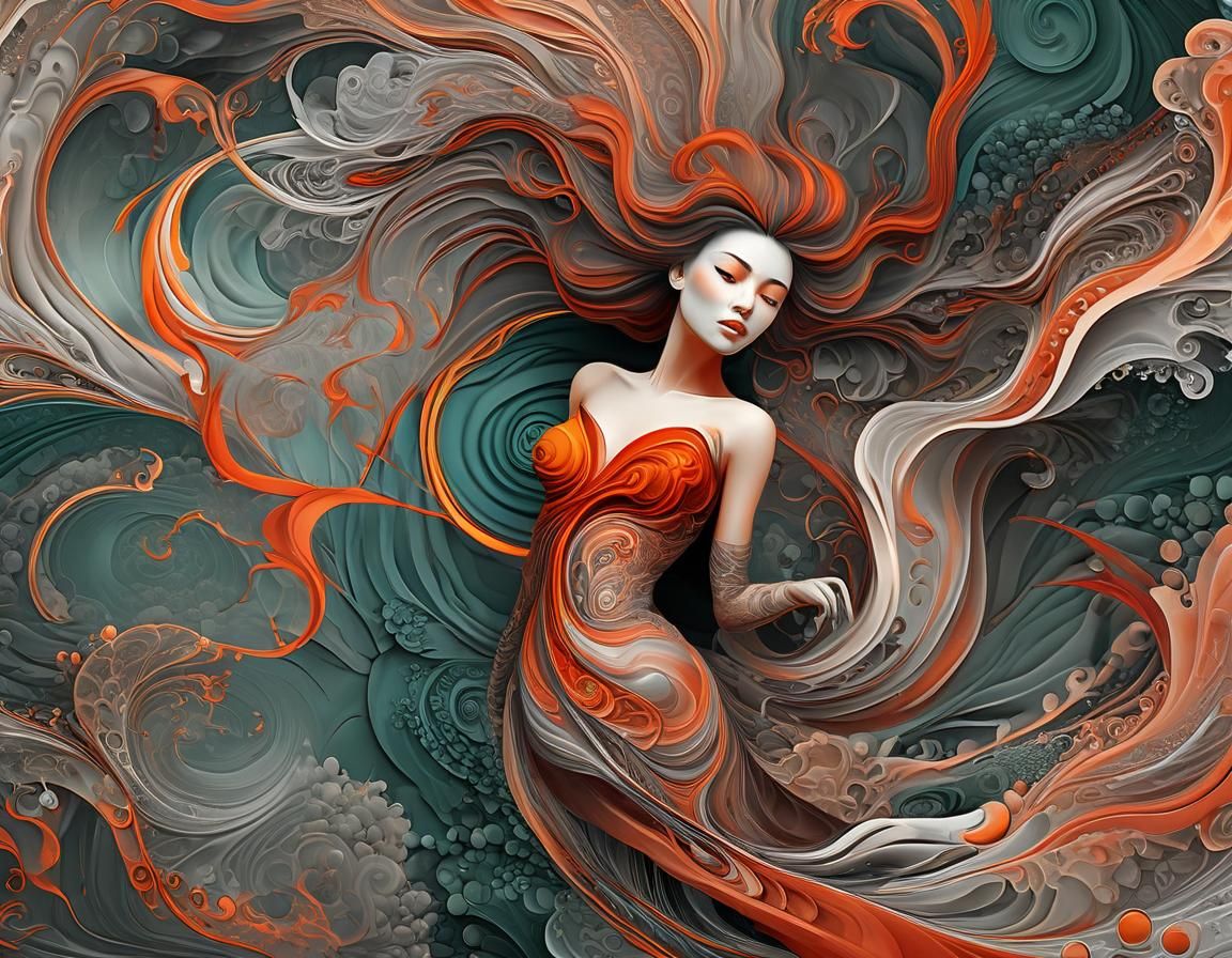 ORANGE SWIRLIE