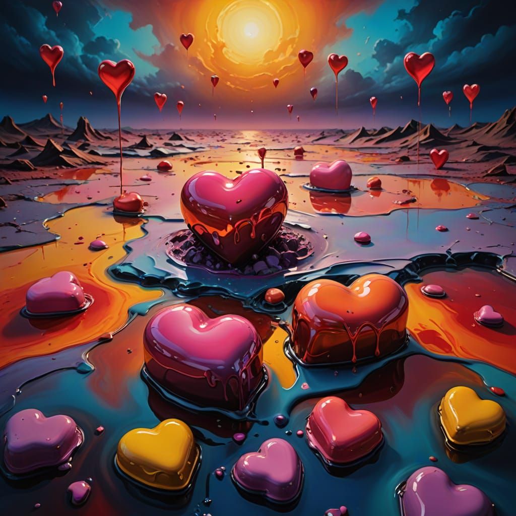 Dali Conversation Hearts  by @Vic Williams