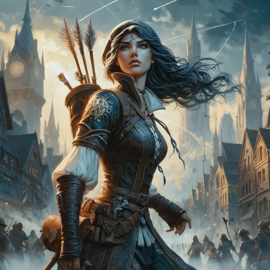 Medieval archer  by @D Rivers