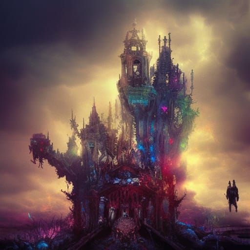Biopunk castle