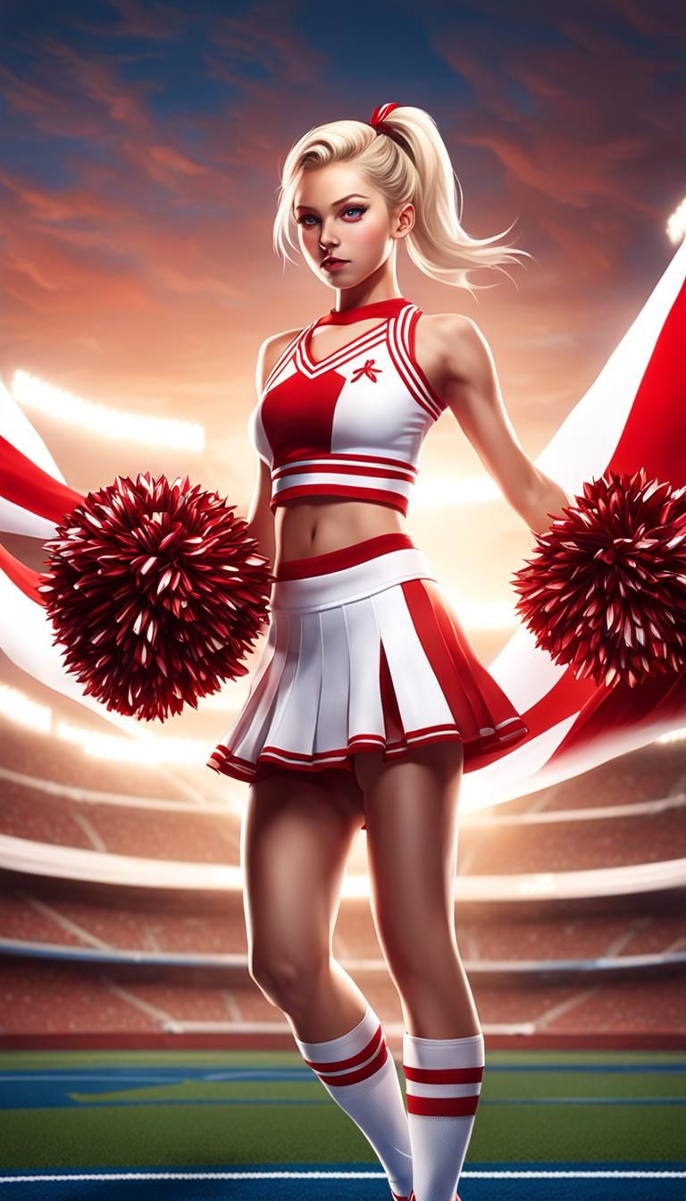 Cheerleader - AI Generated Artwork - NightCafe Creator