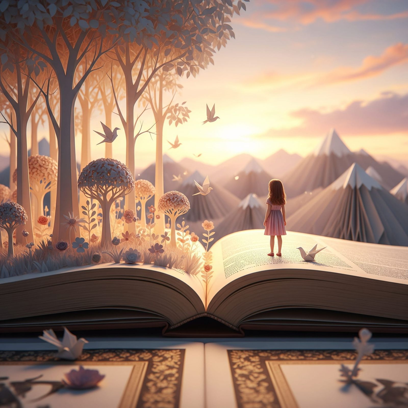 📖 “A path of paper, a world of stories.”