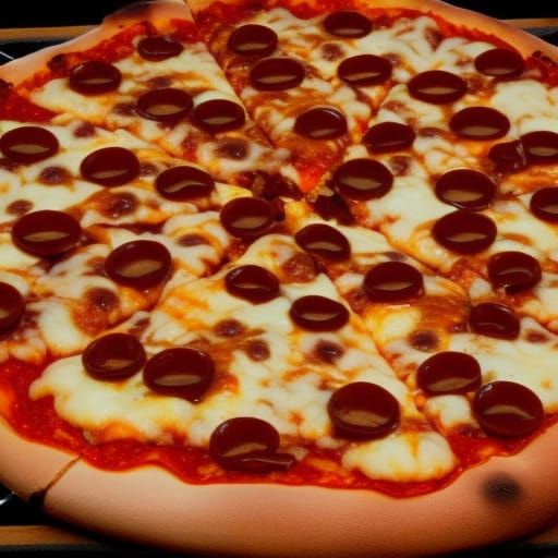 A bbq sauce pizza
