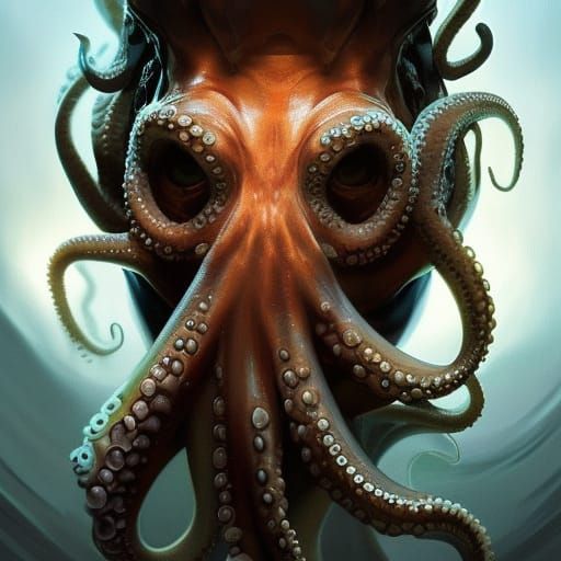 Ominous Octopus - AI Generated Artwork - NightCafe Creator