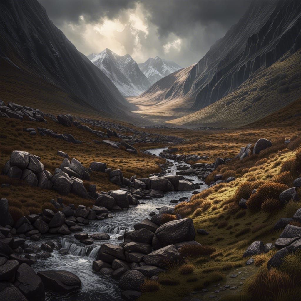 North Wales Mountains.  by @undefined