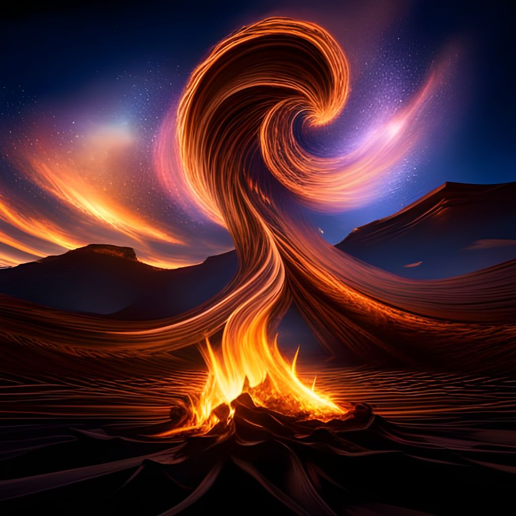 Bonfire  by @Silver Rain