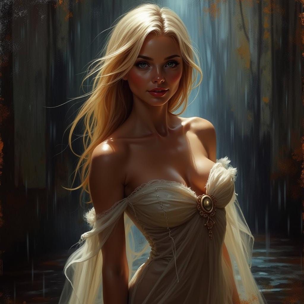 Veil of Midnight: The Lure of Moonlit Mystique v2