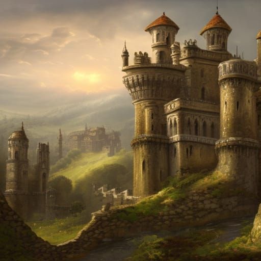 Ruins of a medieval castle