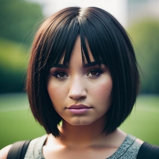 Demi Lovato - AI Generated Artwork - NightCafe Creator