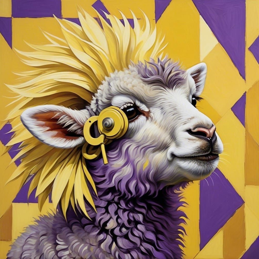 Nervous Lamb #4 - The Regal Lamb in a Golden Spiral