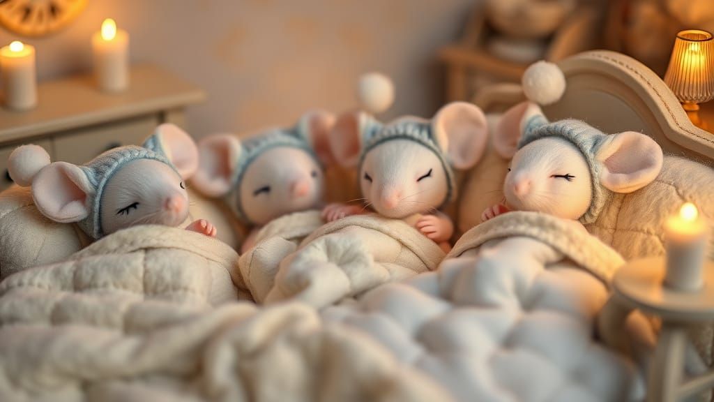 Sweet Dreams in the Mouse Nursery