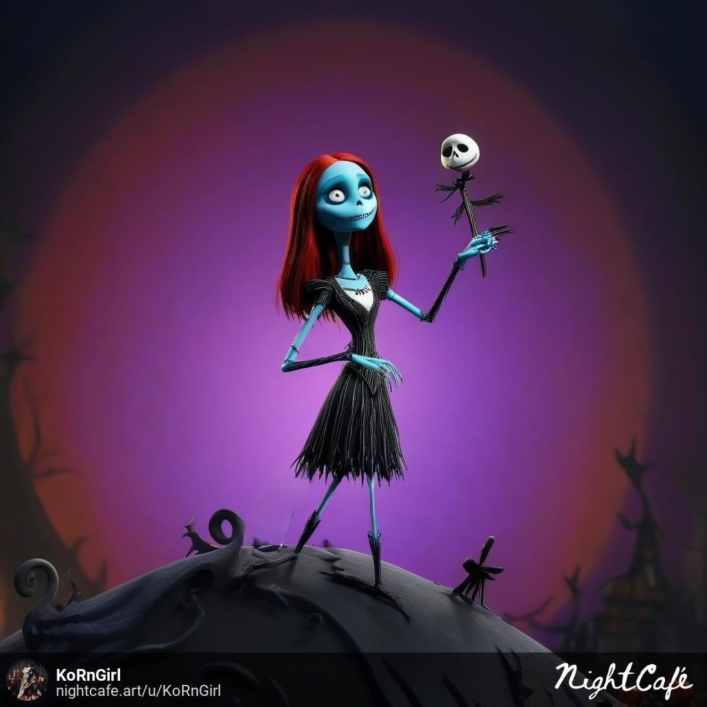 (Tim Burton The Nightmare Before Christmas Jack&Sally) Group...