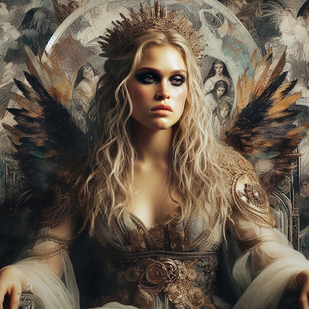 Clarke Griffin as a goddess of death