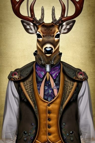 Steampunk Deer