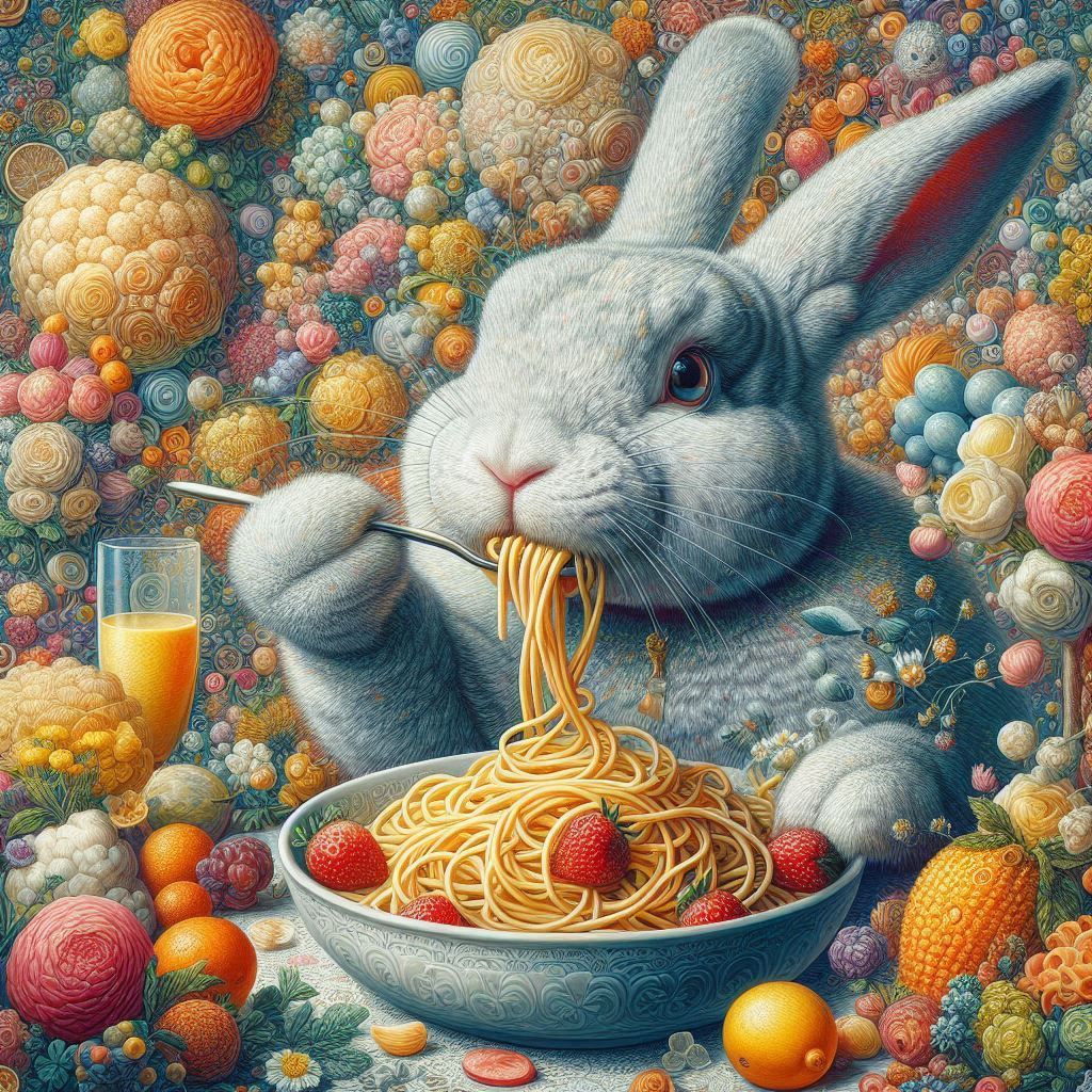 Spaghetti Eating Bunny