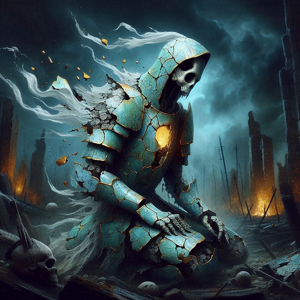 Broken by the horrors of war