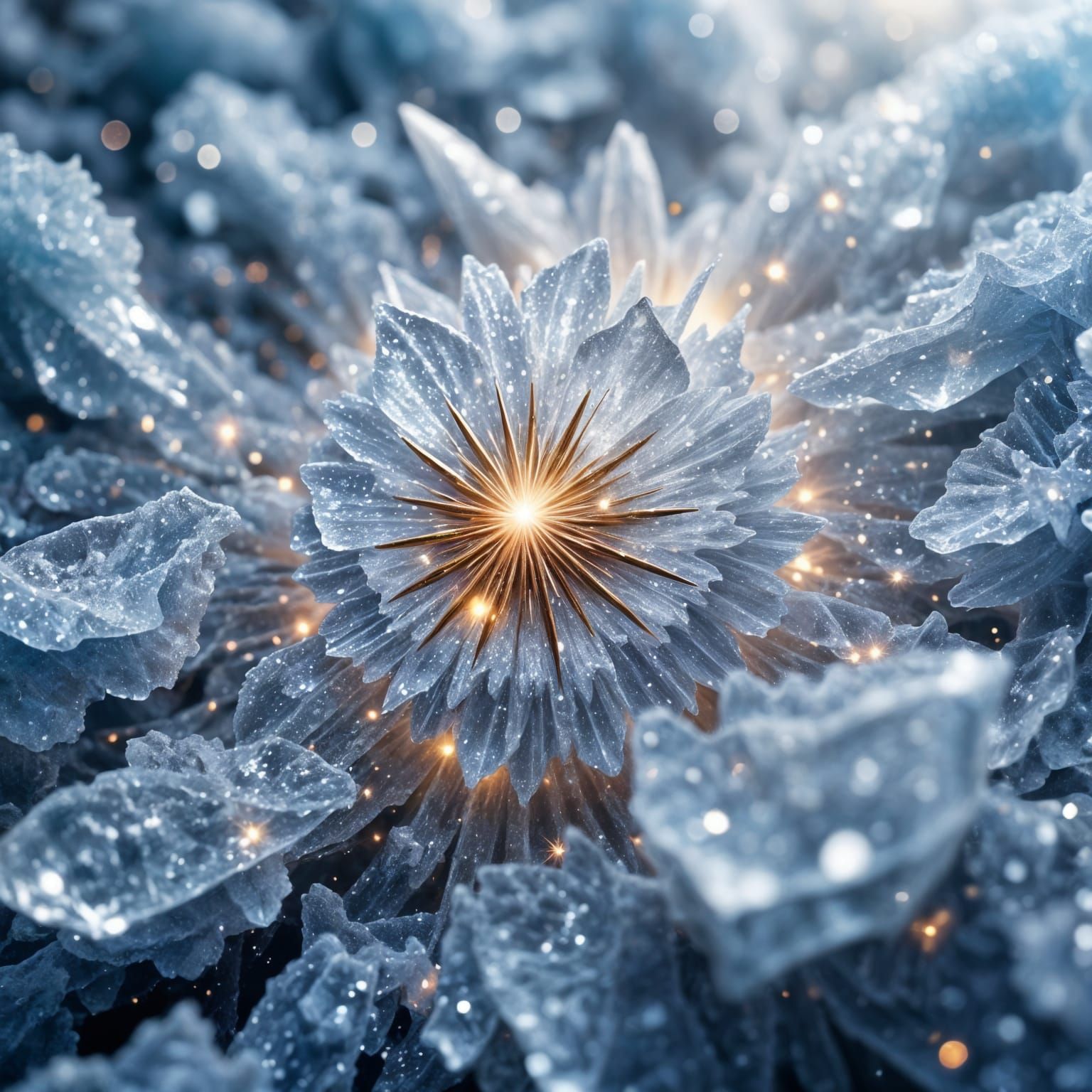 Vibrant Sparkle in Hyper Realism