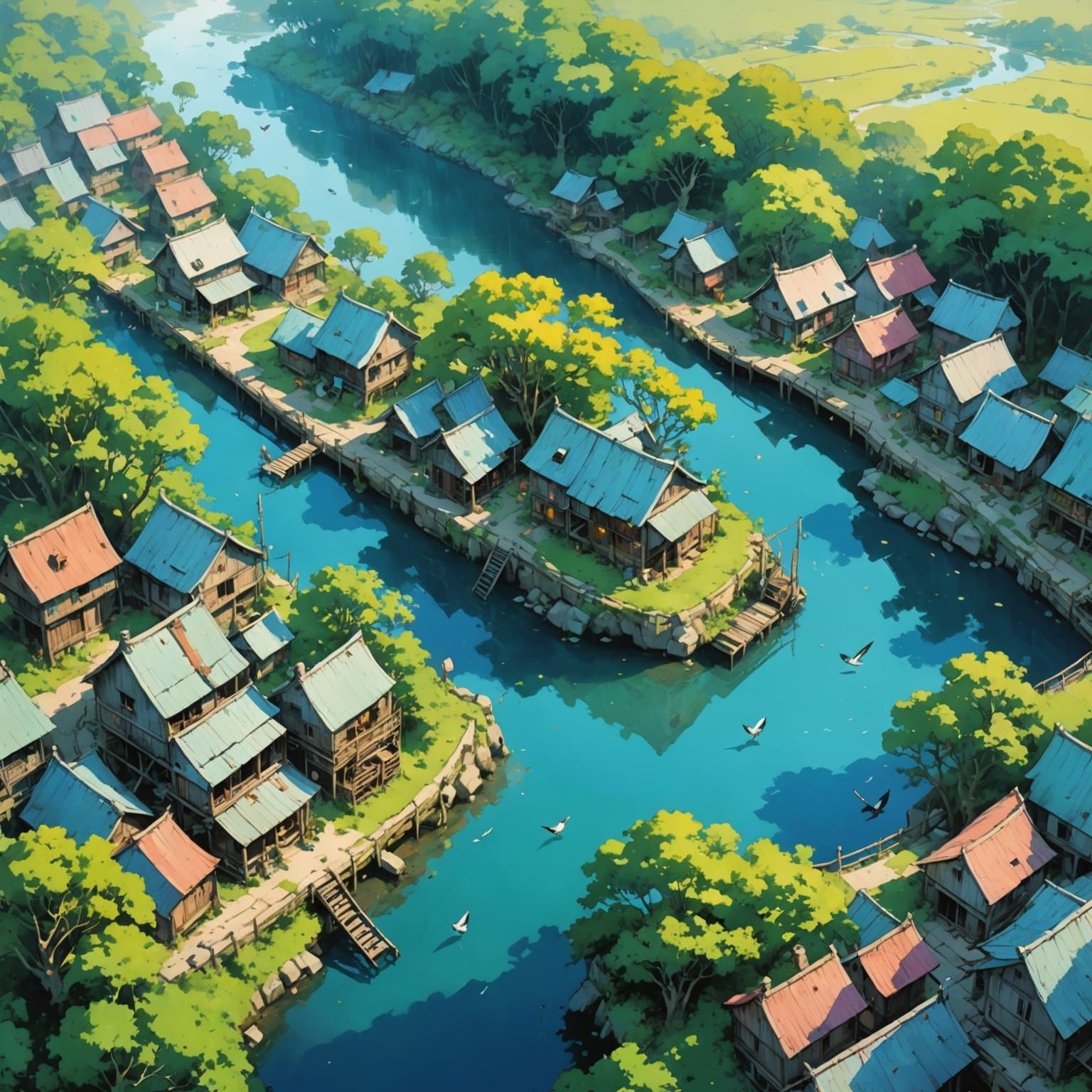 Bird's eye view   by @1cheesepuff