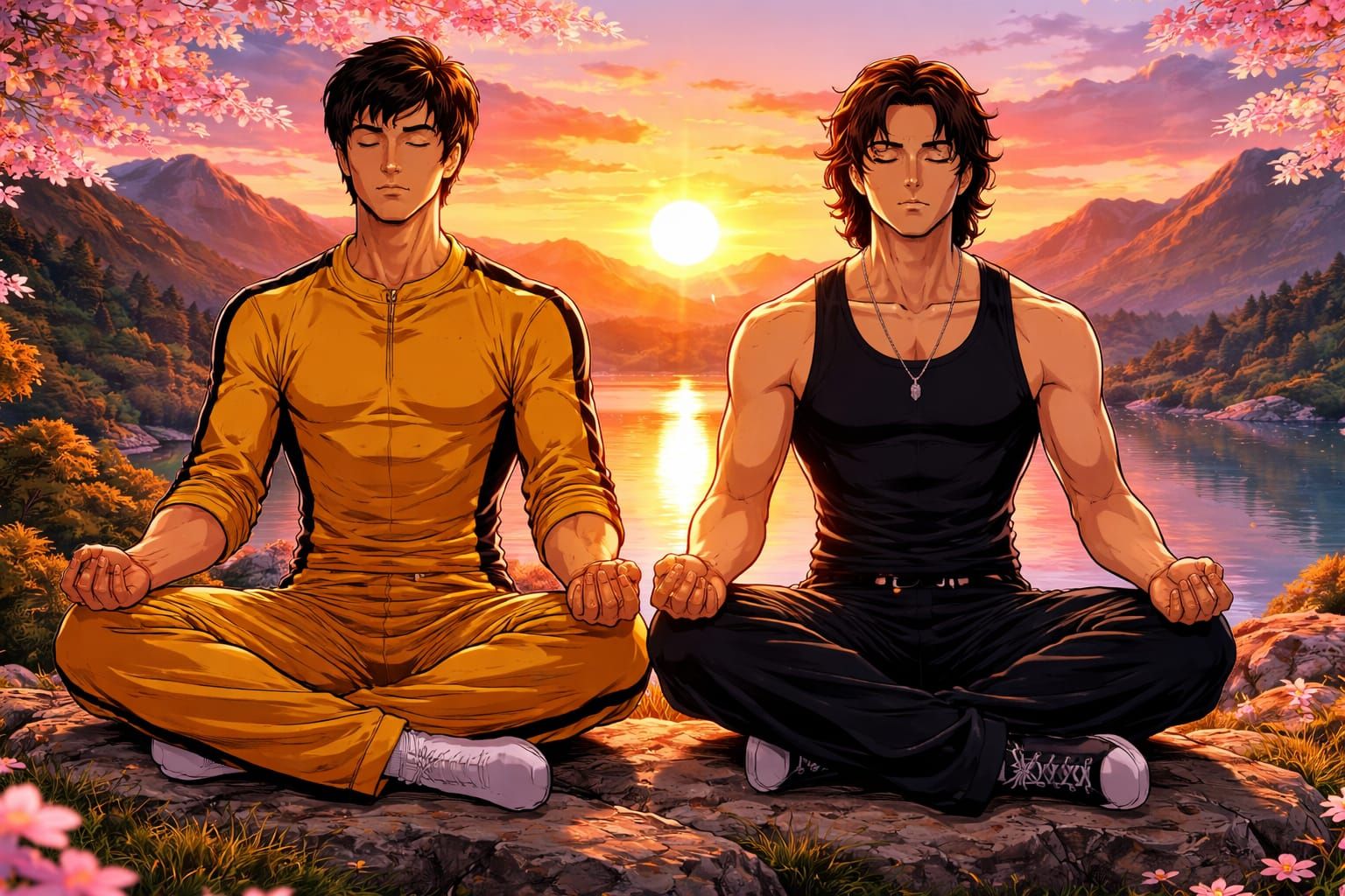 Bruce lee and Brandon lee (Father and Son)