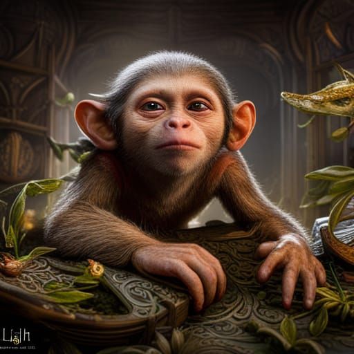 Mischief Monkey - AI Generated Artwork - NightCafe Creator