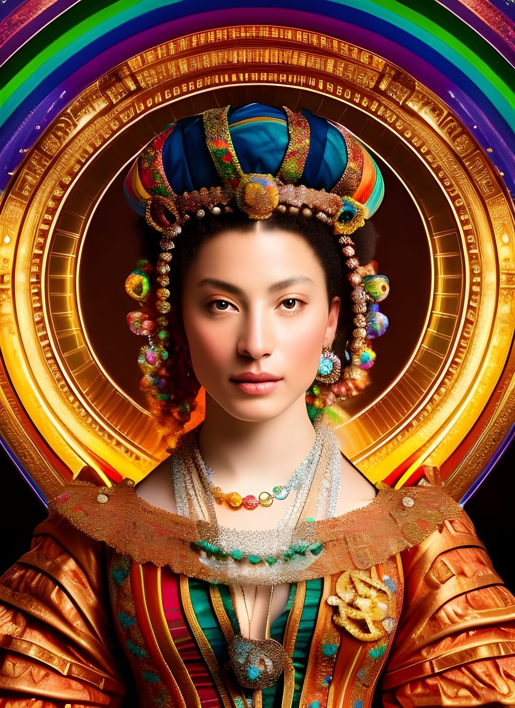 Prismatic Queen - The Renaissance - AI Generated Artwork - NightCafe ...