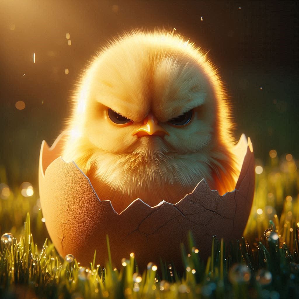 Grumpy Chick