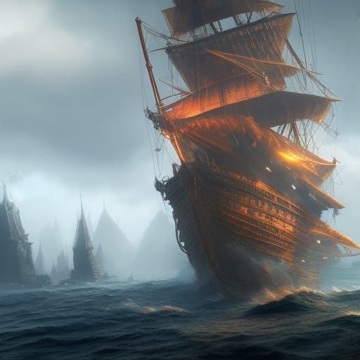 The flying dutchman - AI Generated Artwork - NightCafe Creator