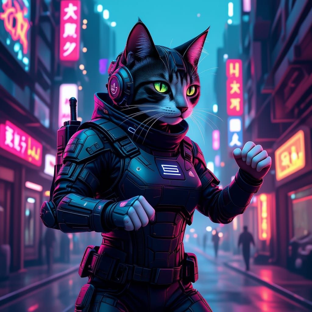 A female cat that is a member of a clandestine crime fighting team that is highly trained in assassination, crime investigation, arrests and...