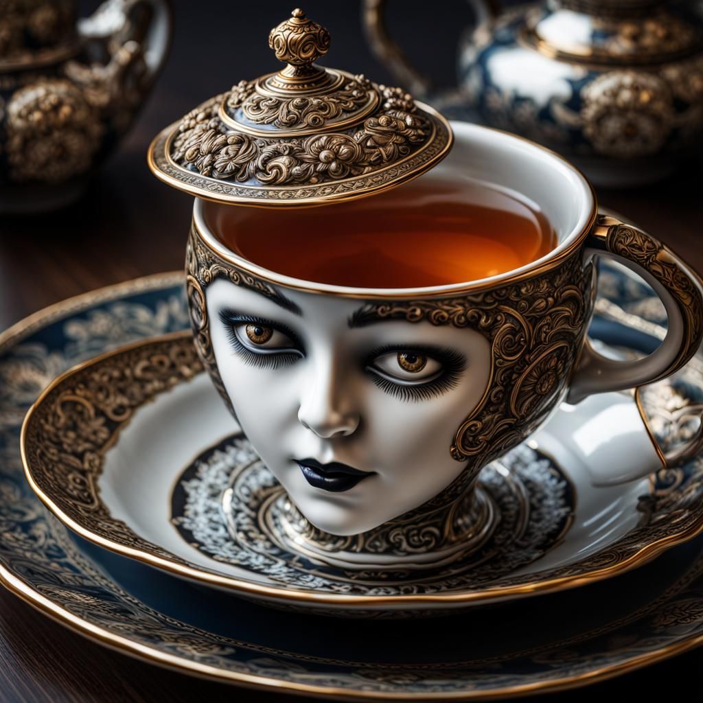 Fine China Teacup & Saucer <3  by @LaLaloria