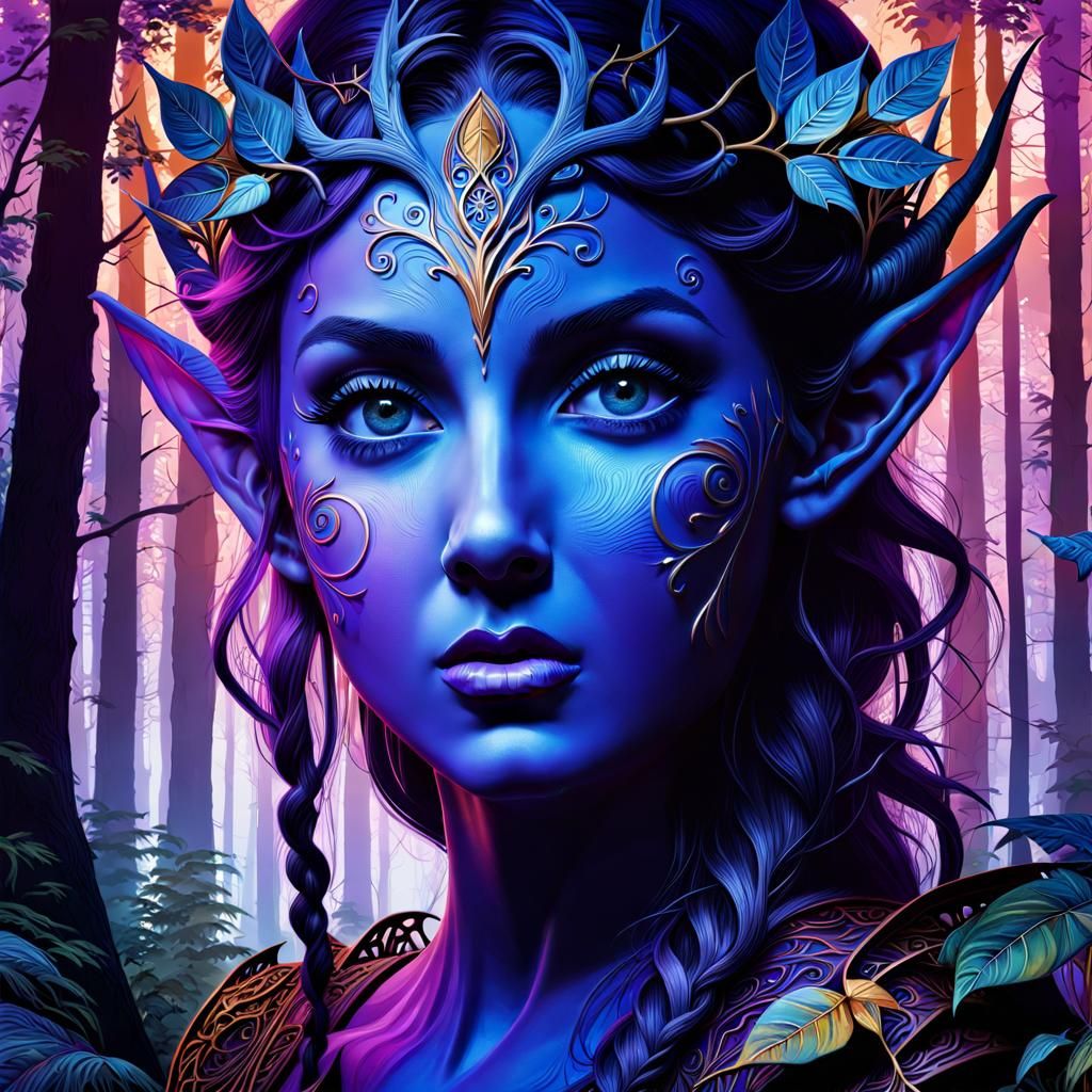 Elf Maiden - AI Generated Artwork - NightCafe Creator