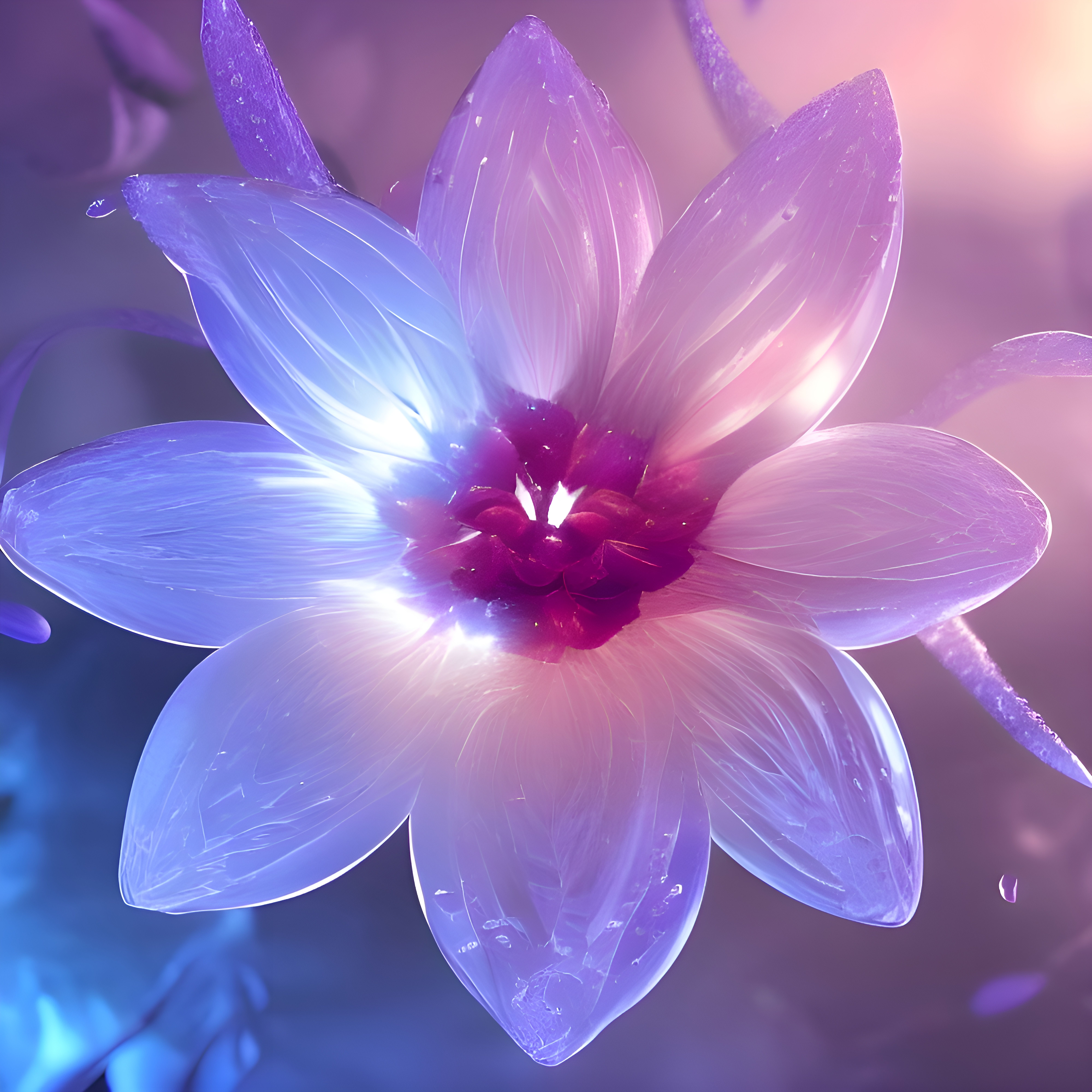 Crystal Flower  Deep Dream Generator